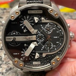 DIESELMr. Daddy 2.0 Black Dial Men's Watch DZ7349